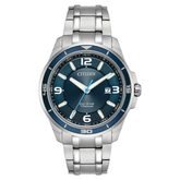 Citizen Eco Drive Brycen Super Titanium Watch with Blue Dial BM6929-56L